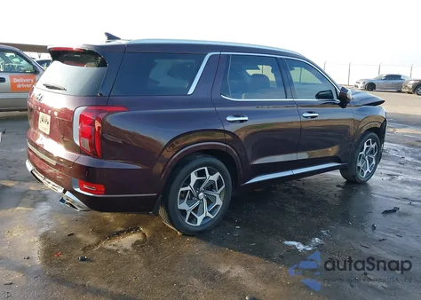 2021 Hyundai Palisade Calligraphy z USA, uszkodzony, nr VIN KM8R74HE4MU324718